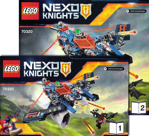 70320 Aaron Fox's Aero-Striker V2 (Certified) LEGO Nexo Knights