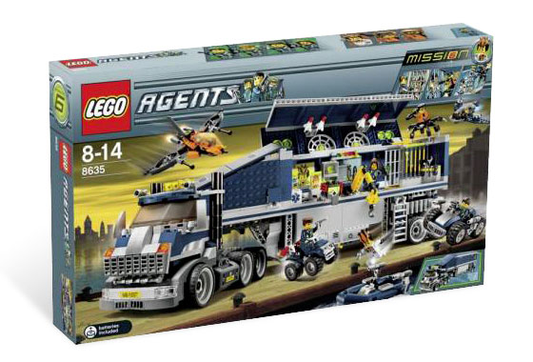 8635 Mobile Command Center (Retired) LEGO Agents