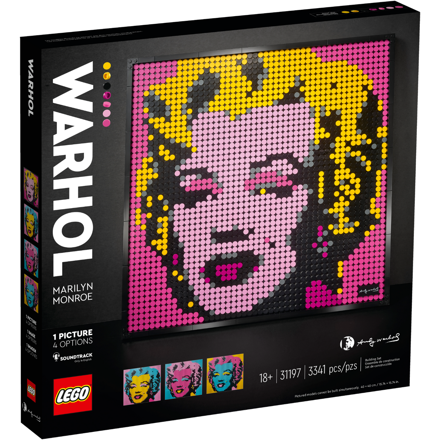 31197 Andy Warhol's Marilyn Monroe (Retired) LEGO Art