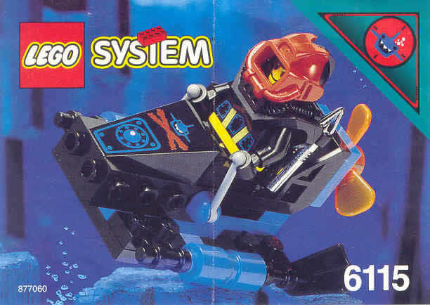 6115 Shark Scout / Aquashark Dart (Certified) LEGO Aquazone