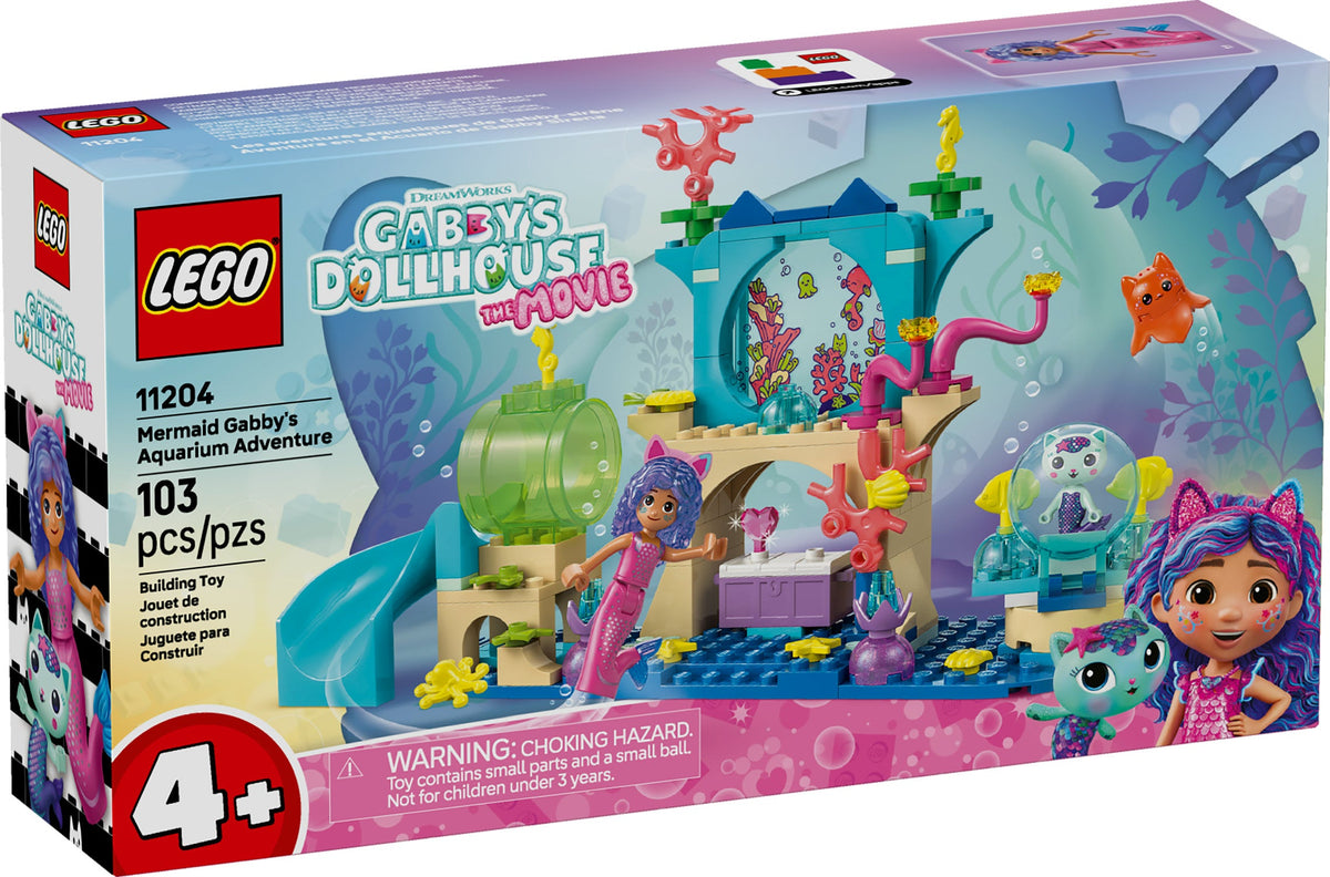 11204 Mermaid Gabby's Aquarium Adventure (Retired) LEGO Gabbys Dollhouse