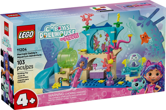 11204 Mermaid Gabby's Aquarium Adventure (Retired) LEGO Gabbys Dollhouse