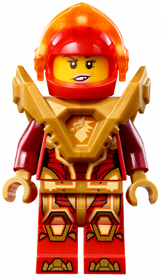 Macy Halbert - Trans-Neon Orange Visor, Pearl Gold Armor (nex133)
