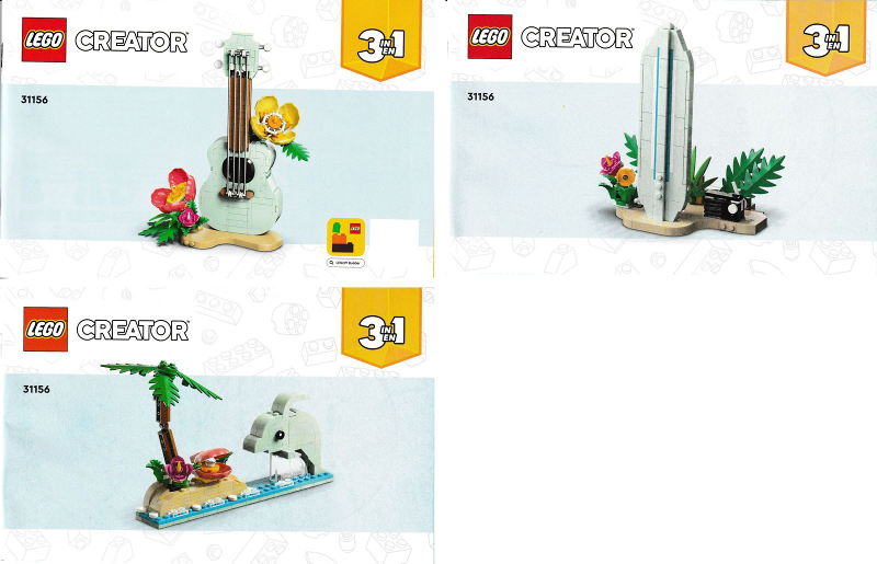 31156 Tropical Ukulele (Certified) LEGO Creator