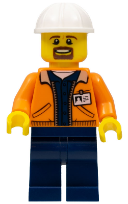 Miner - Equipment Operator with Beard (cty0875)