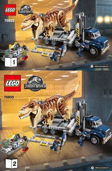 75933 T. Rex Transport (Used) LEGO Jurassic World
