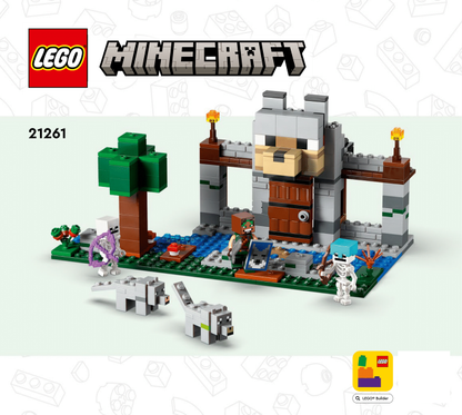 21261 The Wolf Stronghold (Used) LEGO Minecraft