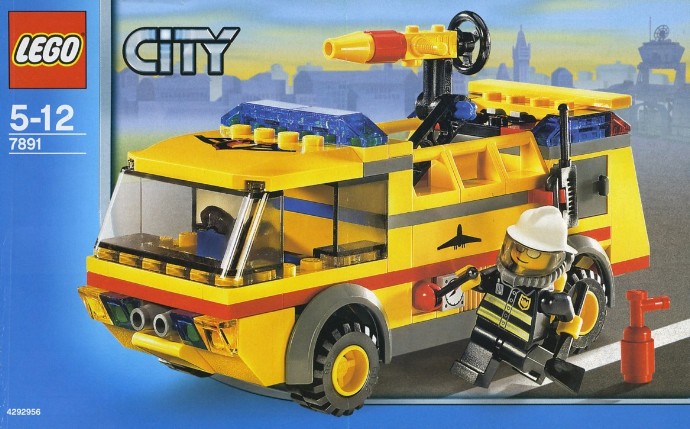 7891 Airport Fire Truck (Used) LEGO City