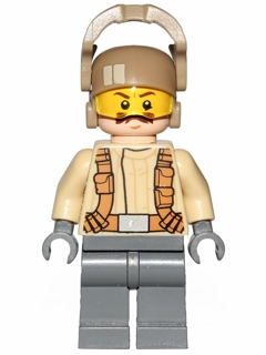 Resistance Trooper - Tan Jacket, Moustache (sw0696)