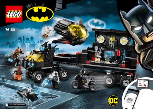 76160 Mobile Bat Base (Used) LEGO Super Heroes