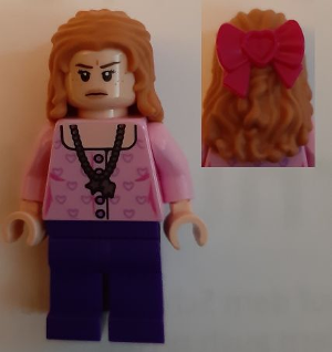 Lavender Brown - Bright Pink Blouse (hp226)