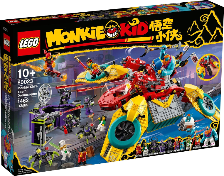 80023 Monkie Kid's Team Dronecopter (Retired) LEGO Monkie Kid