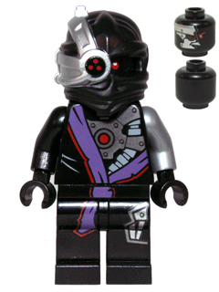 Nindroid Warrior with Head Pattern Only on Front (njo0109)