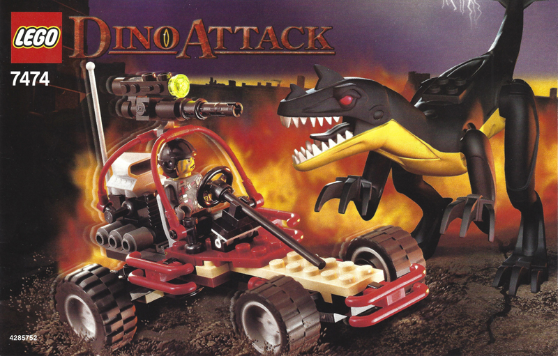 7474 Urban Avenger vs. Raptor (Used) LEGO Dino Attack