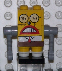 Robot SpongeBob with Sticker (bob009s)