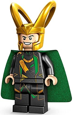 Loki - Pearl Dark Gray Suit, Cloth Cape (sh0860)