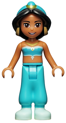 Jasmine - Plain Top and Trousers, Light Aqua Shoes (dp012)