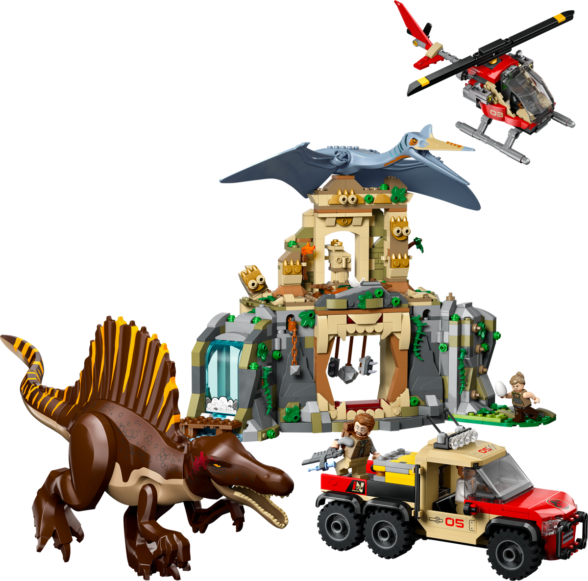 76976 Spinosaurus & Quetzalcoatlus Air Mission (Certified) LEGO Jurassic World
