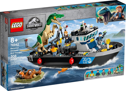 76942 Baryonyx Dinosaur Boat Escape (Retired) LEGO Jurassic World