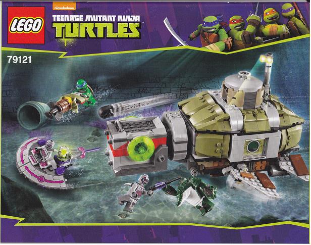 79121 Turtle Sub Undersea Chase (Used) LEGO Teenage Mutant Ninja Turtles