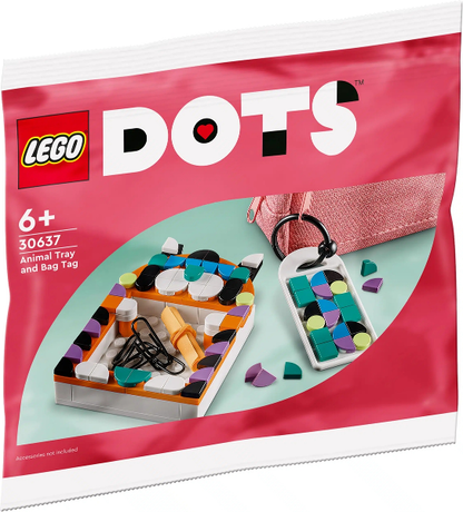 30637 Animal Tray and Bag Tag (Retired) LEGO DOTS