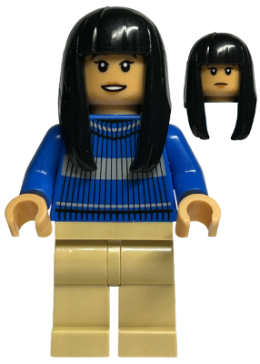 Cho Chang - Blue Ravenclaw Quidditch Sweater, Tan Legs (hp402)