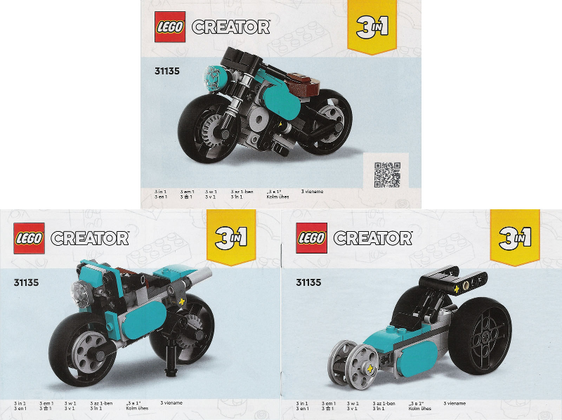 31135 Vintage Motorcycle (Used) LEGO Creator