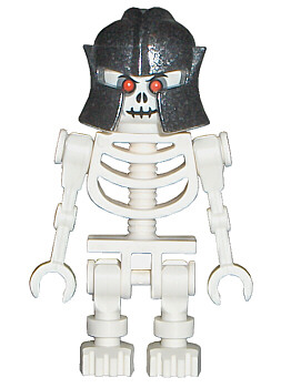 Fantasy Era - Skeleton Warrior 3, White, Speckled Helmet (cas329)