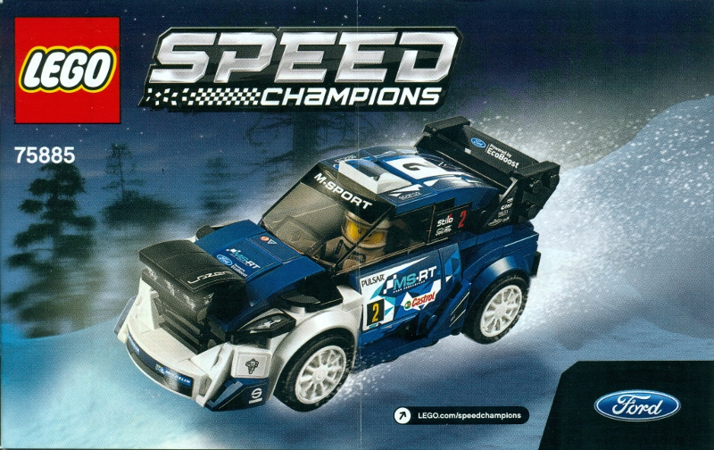 75885 Ford Fiesta M-Sport WRC (Used) LEGO Speed Champions