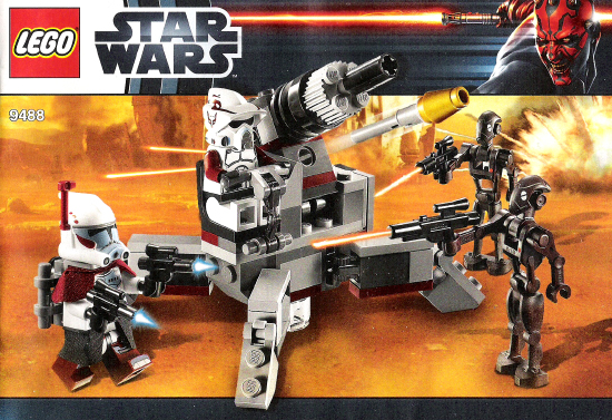 9488 Elite Clone Trooper & Commando Droid Battle Pack (Used) LEGO Star Wars