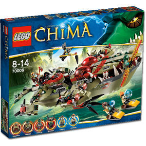 70006 Cragger's Command Ship (Retired) LEGO Legends of Chima