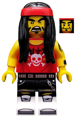 Gong & Guitar Rocker (Minifigure Only) (coltlnm17)