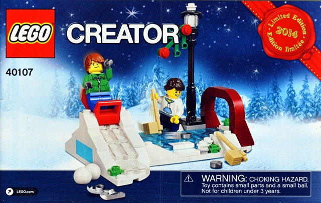 40107 Winter Skating Scene - Limited Edition 2014 Holiday Set (Used) LEGO Creator