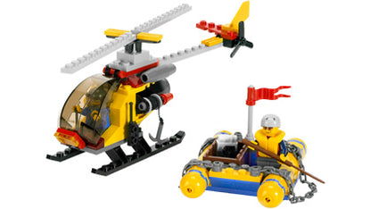 2230 Helicopter and Raft (Used) LEGO Town