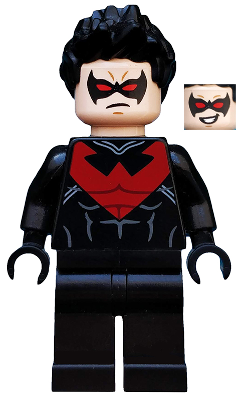 Nightwing - Red Eye Holes and Chest Symbol (sh0085)