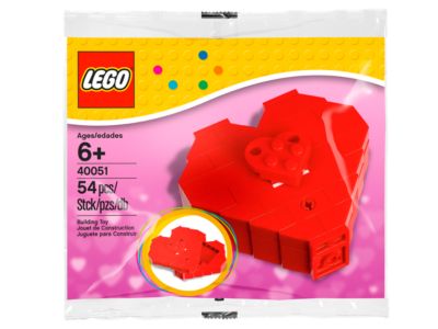 40051 Valentine's Day Heart Box (Retired) LEGO Seasonal