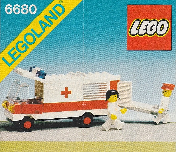 6680 Ambulance (Used) LEGO Town