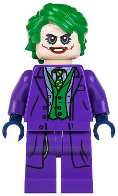 The Joker - Dark Purple Suit, Green Vest, Green Hair (sh0133)