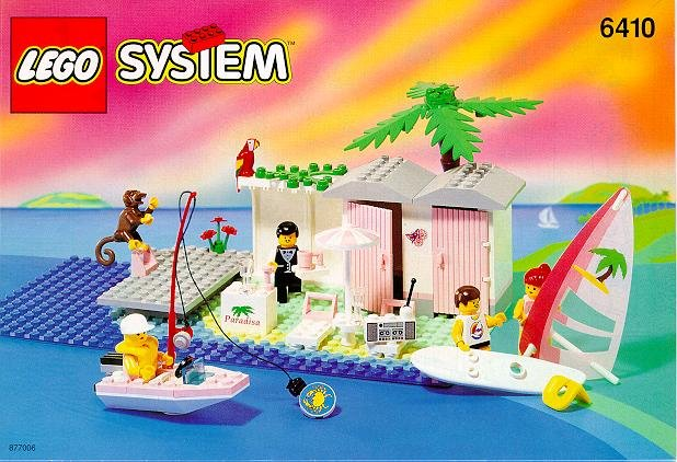 6410 Cabana Beach (Used) LEGO Town