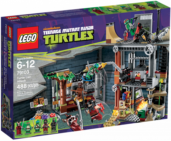 79103 Turtle Lair Attack (Retired) LEGO Teenage Mutant Ninja Turtles