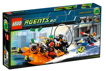 8968 River Heist (Retired) LEGO Agents