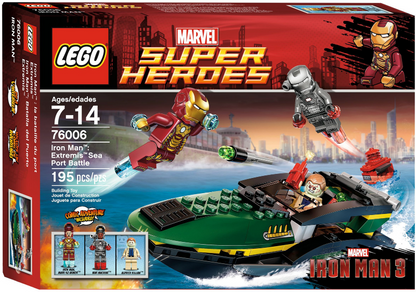 76006 Iron Man: Extremis Sea Port Battle (Retired) LEGO Super Heroes