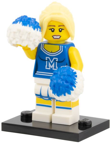 Cheerleader - Series 1 Collectible Minifigure (col01-2)