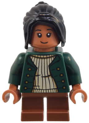 Padma Patil - Dark Green Jacket, Reddish Brown Short Legs (hp505)