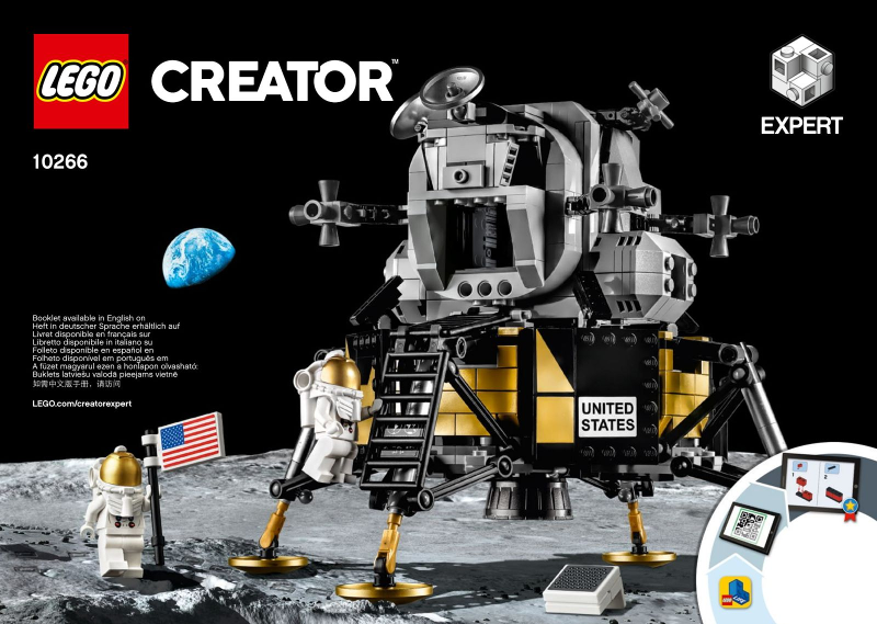 10266 NASA Apollo 11 Lunar Lander (Used) LEGO Creator Expert