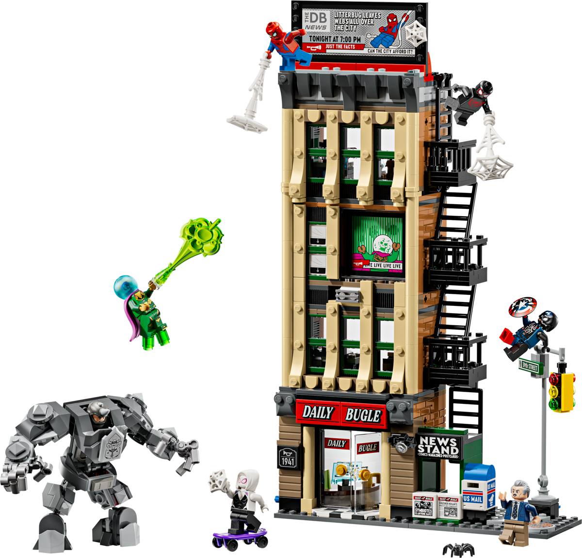 76342 Spider-Man vs. Mysterio: The Daily Bugle (Certified) LEGO Super Heroes