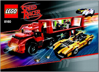 8160 Cruncher Block & Racer X (Used) LEGO Speed Racer