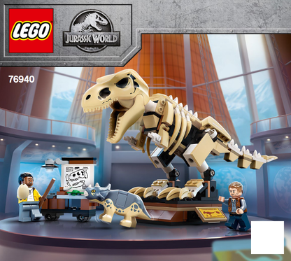 76940 T. rex Dinosaur Fossil Exhibition (Used) LEGO Jurassic World