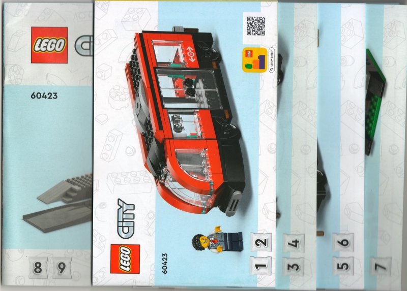 60423 Downtown Streetcar and Station (Certified) LEGO City