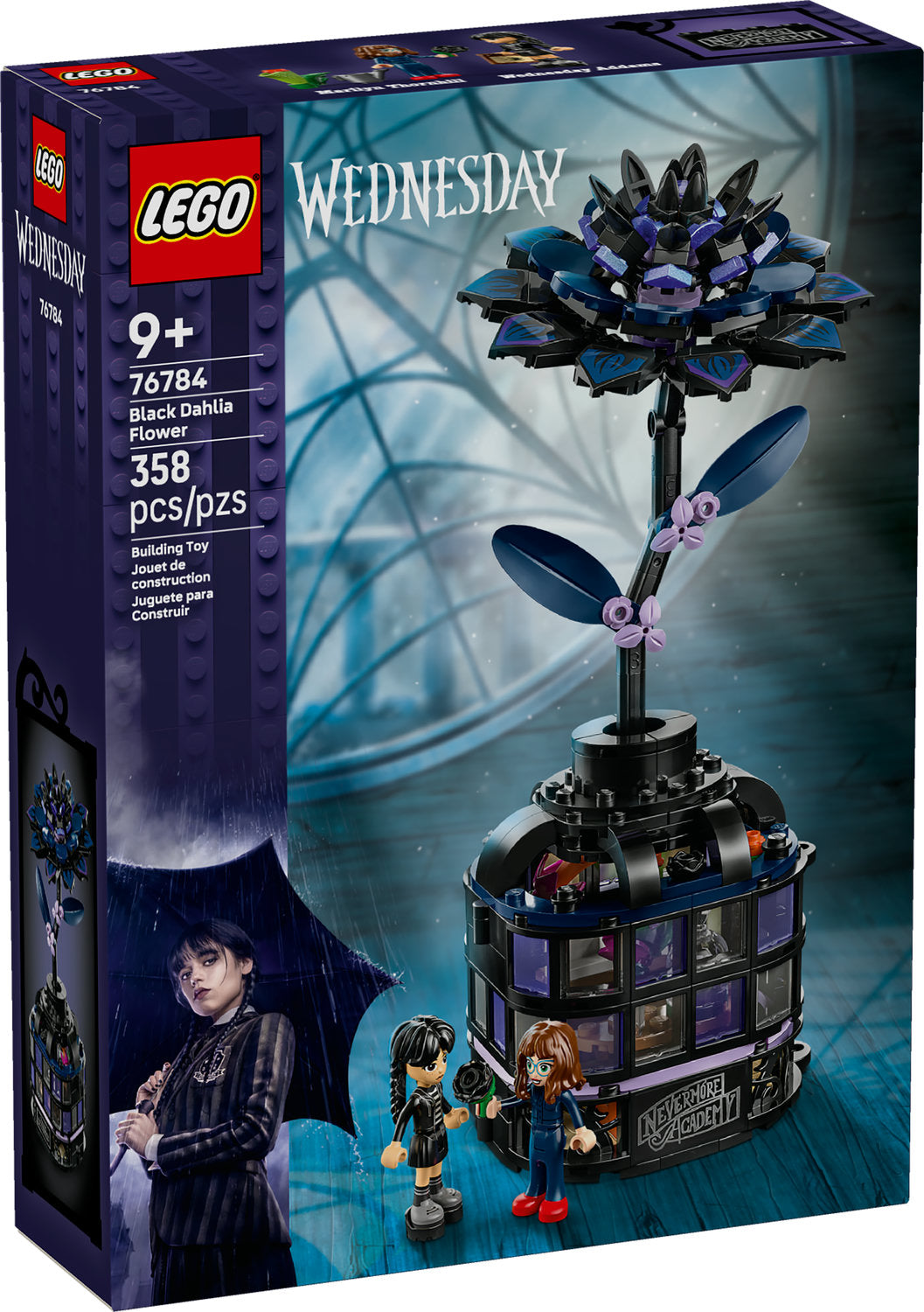 76784 Black Dahlia Flower (Retired) LEGO Wednesday